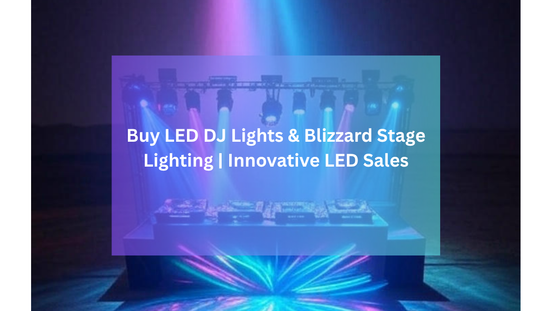 Blizzard led dj lights