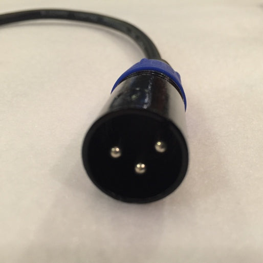 Blizzard Lighting DMX-5PIN-FEMALE-TURN 3-Pin Male to 5-Pin Female 1ft Cable DMX Cool Cable