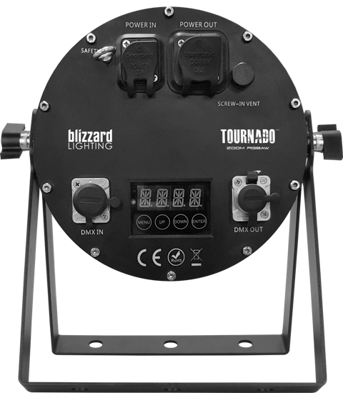 Blizzard Tournado ZOOM RGBAW (Black Housing)