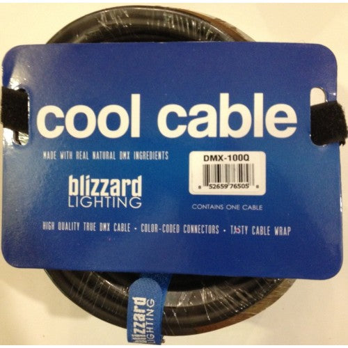 Blizzard Lighting DMX-100Q 100' 3-Pin DMX Cool Cable