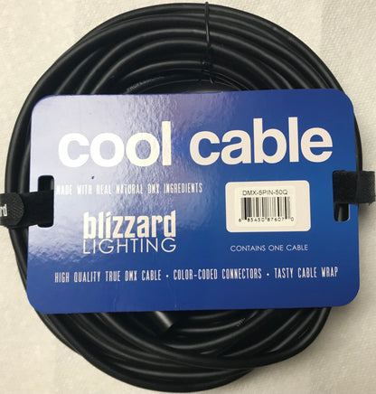 Blizzard Lighting DMX-5PIN-50Q / 50' 5-Pin DMX Cool Cable