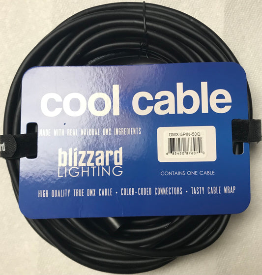 Blizzard Lighting DMX-5PIN-50Q / 50' 5-Pin DMX Cool Cable