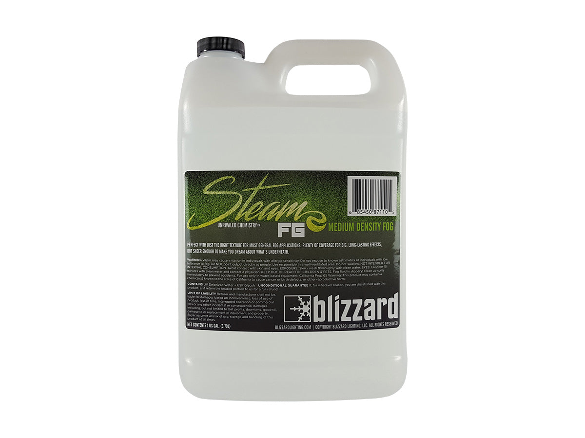 Blizzard LIGHTING Steam-FG Fog Fluid / 1 gallon jug