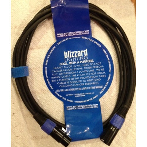 Blizzard Lighting DMX-10Q 10' 3-Pin DMX Cool Cable