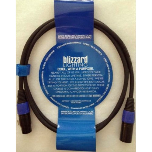 Blizzard Lighting DMX-5Q Cool Cable   /  5' 3-Pin XLR 22 Gauge DMX Cable